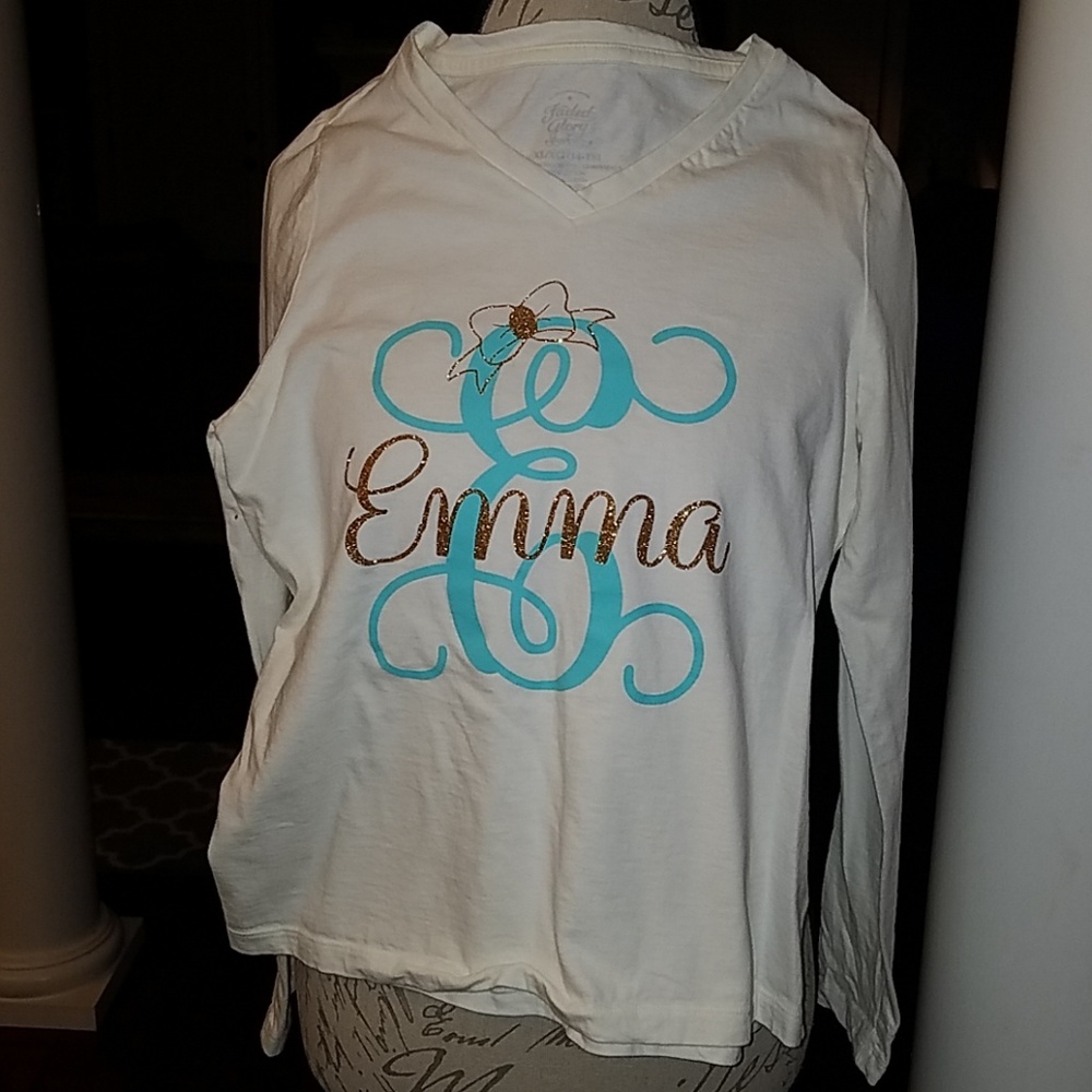 Cream colored long sleeve shirt